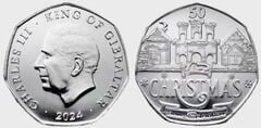 50 pence (Natal de 2024)