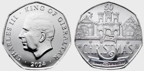 50 pence (Natal de 2024)