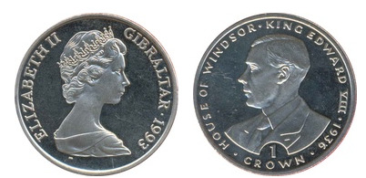 1 coroa (40º Aniversário da Coroação da Rainha Isabel II / Casa de Windsor)