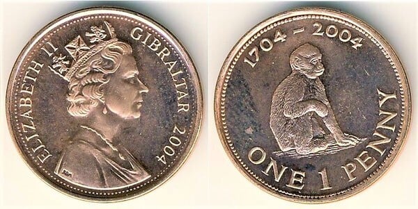 1 penny (300 Aniversario de la Ocupación Británica)