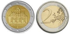 2 euro (150º aniversário do incêndio do mosteiro de Arkadi)