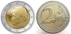 2 euro (60º aniversário da morte de Nikos Kazantzakis)