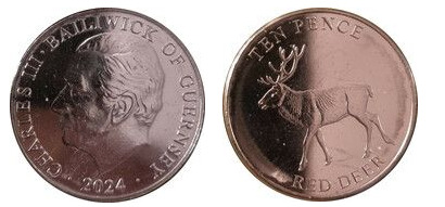 10 pence (Cervo Vermelho)