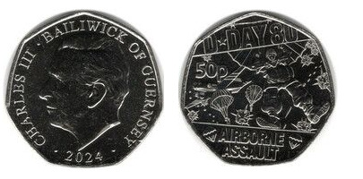 50 pence (Dia D - Assalto aerotransportado)