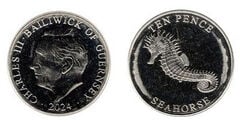 10 pence (Cavalo marinho)