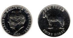 10 pence (Raças de património - Cavalo Shire)