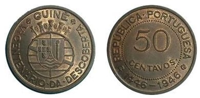 50 centavos (Guiné Portuguesa - 500º aniversário da descoberta)