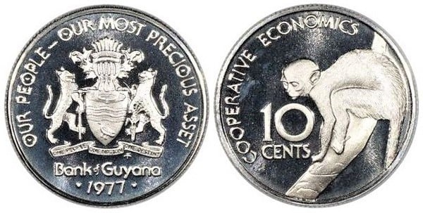 10 cents (10º Aniversário da Independência)