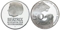 50 gulden ((200º aniversário da amizade holandês-americana)