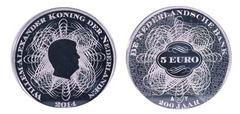 5 euro (200 aniversario del Banco Holandés)