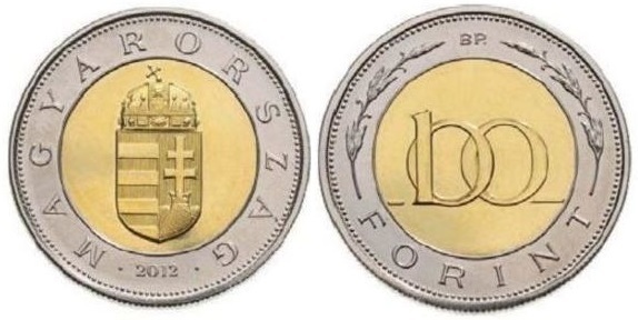 100 forint (brasão de armas)
