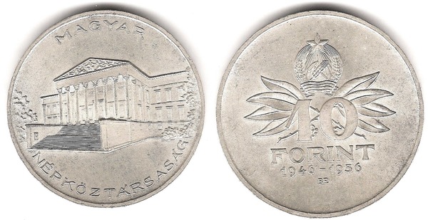 10 forint (10.º aniversário do Forint)