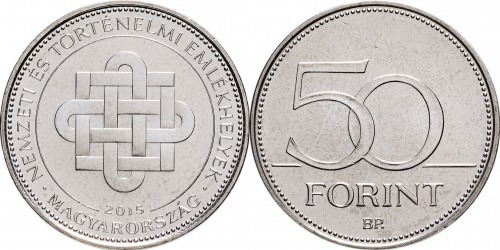 50 forint (Sítios Históricos de Memória Nacional)