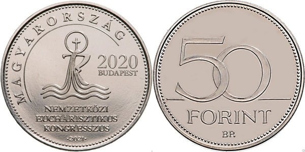 50 forint (52.º Congresso Eucarístico Internacional)