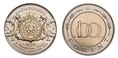 100 forint (Centenário do Banco Nacional Húngaro)