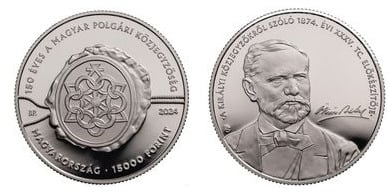 15000 forint (150 anos da Associação Notarial Húngara)