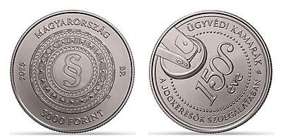3000 forint (150º aniversário da Ordem dos Advogados Regional)