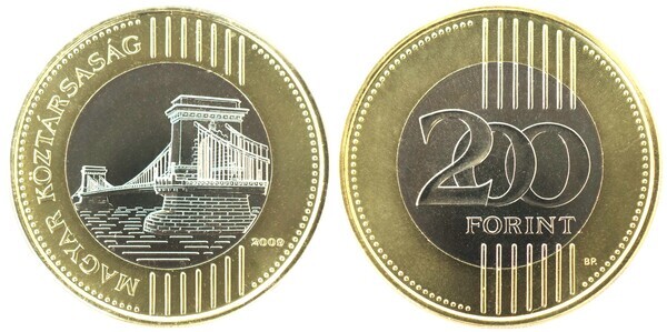 200 forint (Ponte Széchenyi Chain)