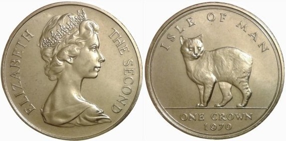 1 crown (Gato doméstico Manx)