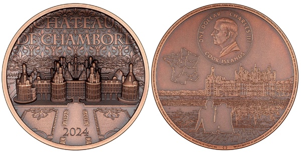 1 dólar (Château de Chambord)