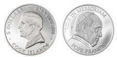 5 dólares (Em memória do Papa Francisco)