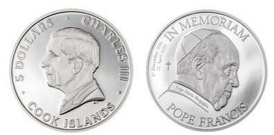 5 dólares (Em memória do Papa Francisco)