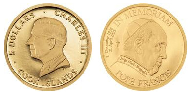 5 dólares (Em memória do Papa Francisco)