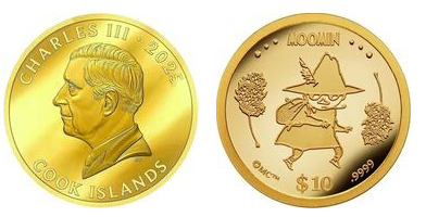 10 dólares (Moomin-Snufkin)