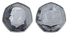 50 pence (Dia da Vitória na Europa)