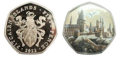 50 pence (Castelo de Hogwarts)