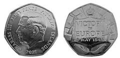 50 pence (Dia da Vitória na Europa)