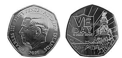 50 pence (Memorial da Vitória)