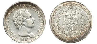 1 lira (Carlo Felice)