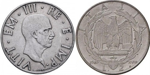 2 lire (Vittorio Emanuele III)