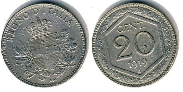 20 centesimi (Vittorio Emanuele III)