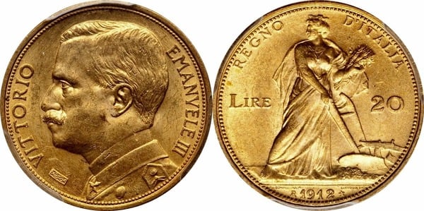 20 lire (Vittorio Emanuele III)