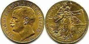 50 lire (Vittorio Emanuele III)