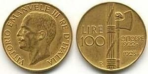 100 lire (Vittorio Emanuele III)