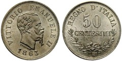 50 centesimi (Vittorio Emanuele II)