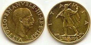 100 lire (Vittorio Emanuele III)