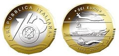 6 euros (160º Aniversário das Autoridades Portuárias - Guarda Costeira)