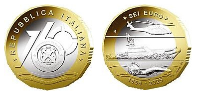 6 euros (160º Aniversário das Autoridades Portuárias - Guarda Costeira)