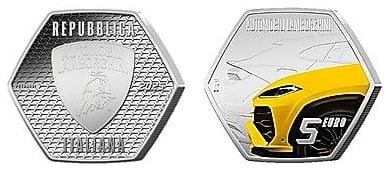 5 euros (Lamborghini - O Urus)