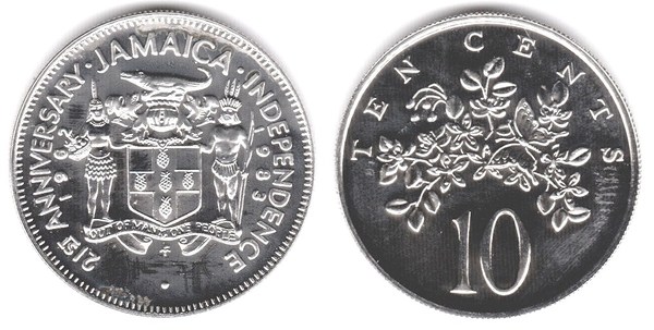 10 cents (21º Aniversário da Independência)