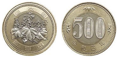 500 ienes (Naruhito-Reiwa)