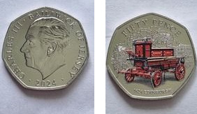 50 pence (Corpo de Bombeiros - Edimburgo)