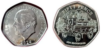 50 pence (Corpo de Bombeiros - Edimburgo)