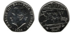 50 pence ( Dia D- Embarcações de desembarque)