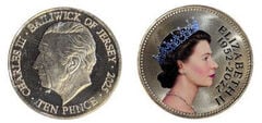 10 pence (Rainha Isabel II)