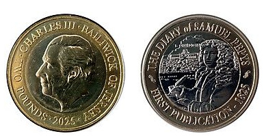 2 libras (Samuel Pepys - Primeira publicação)